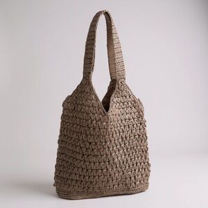 BNWT Cotton Wicker Bag